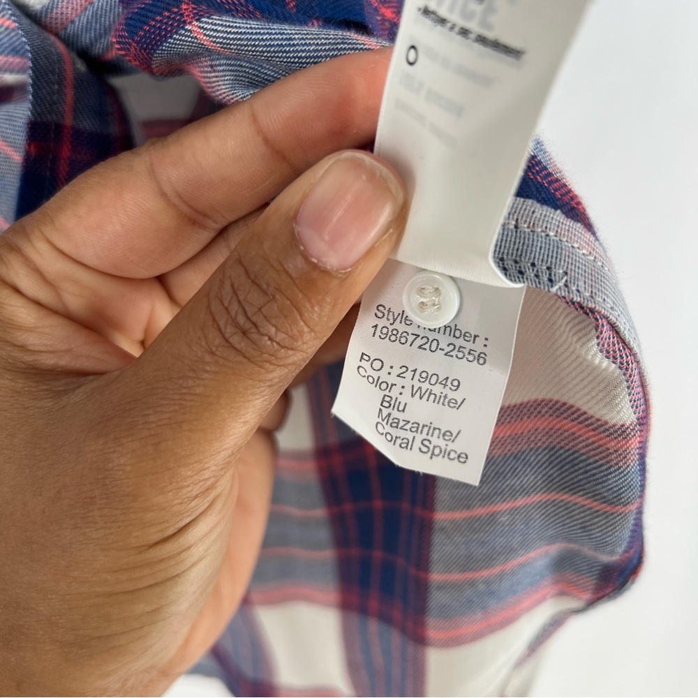 PAIGE Trudy Shirt Soft Plaid Casual Button Front‎ XS - Picture 10 of 16